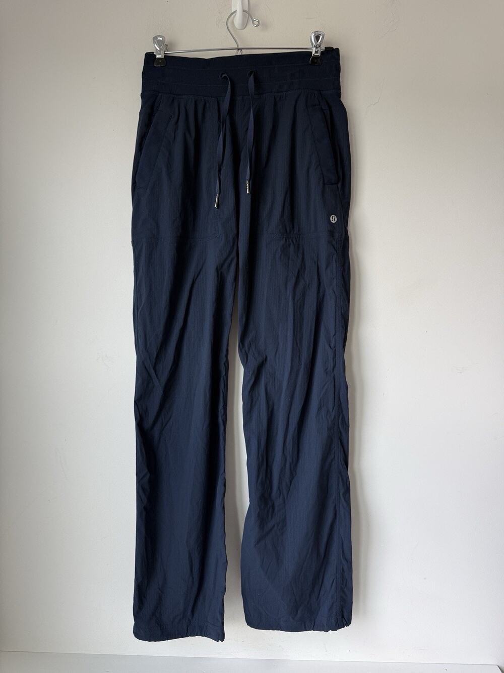 Lululemon Women’s Dance Studio Mid Rise Pant Navy Size 4 Full Length LW5ENOR 32”